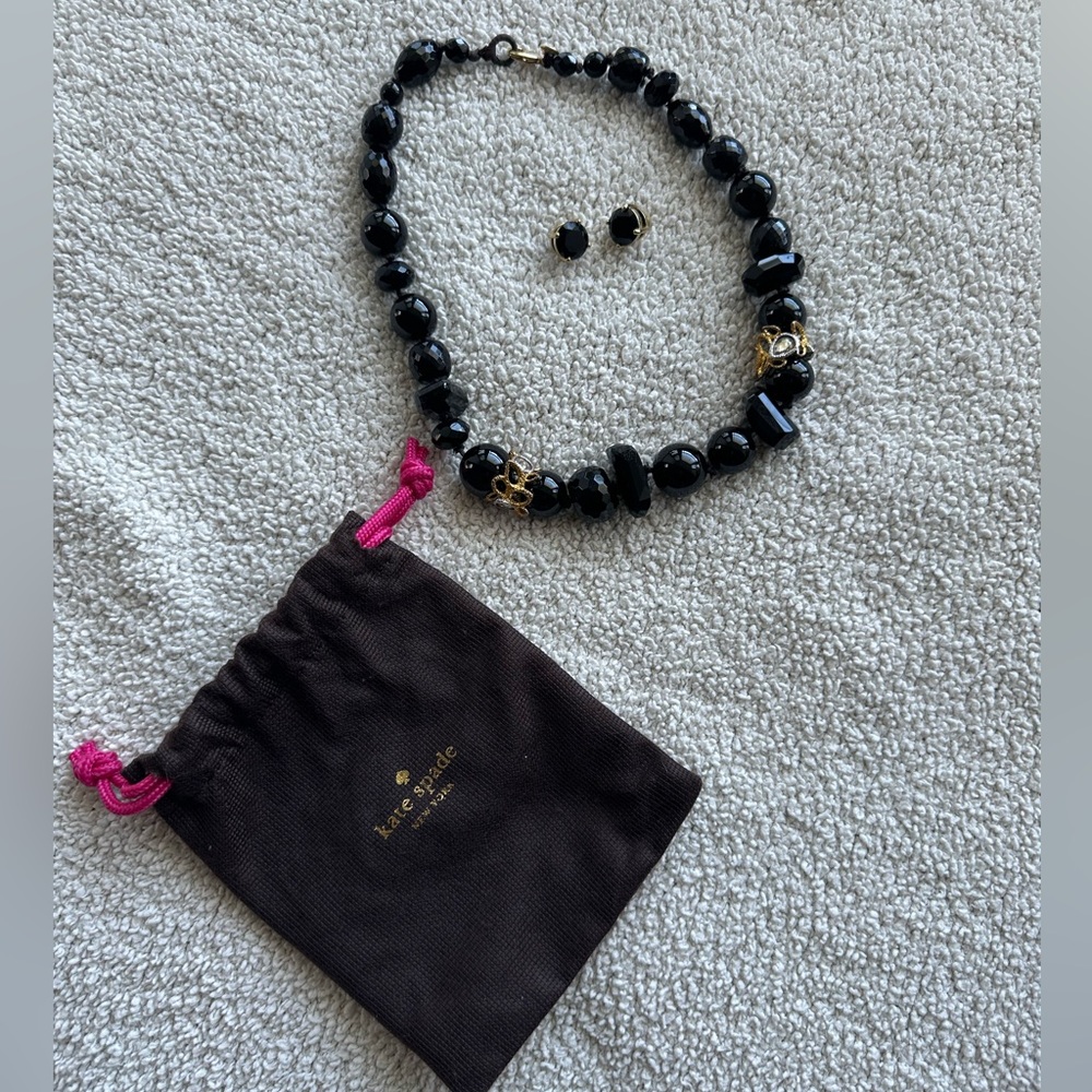 Kate spade statement necklace and earrings